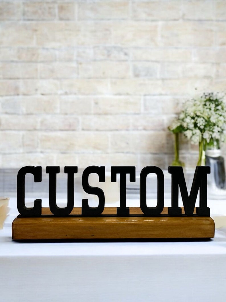 Custom Wooden Office Name Plate, Desk Name Plate With Wooden Stand ...