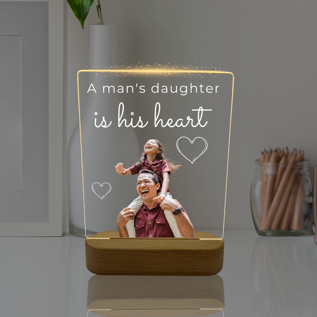 Photo Frame for Daughter - Custom Quotes Photo Frame, Personalized ...