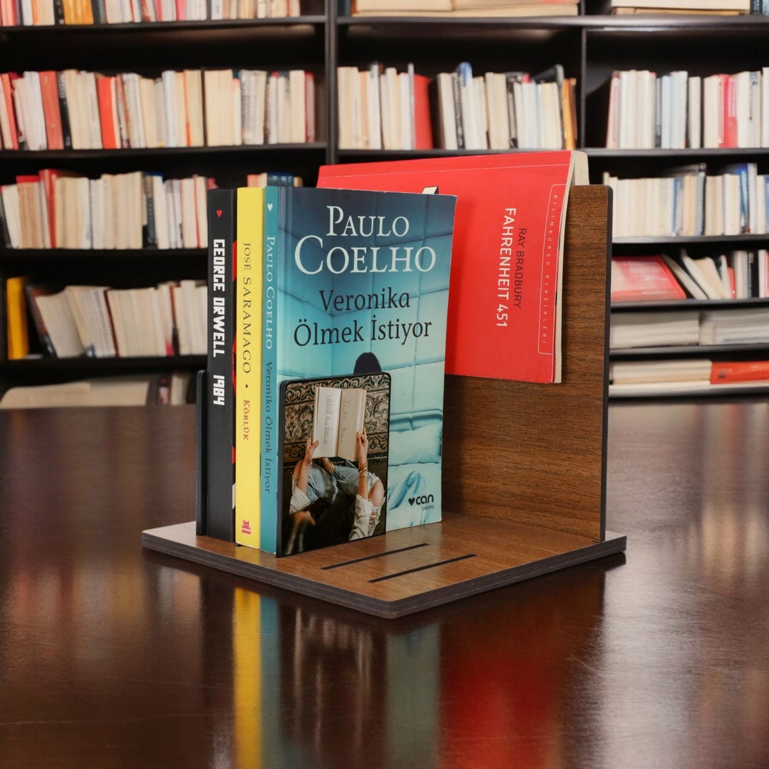 Personalized Book Storage, Custom Book Holder Stand for Readers ...