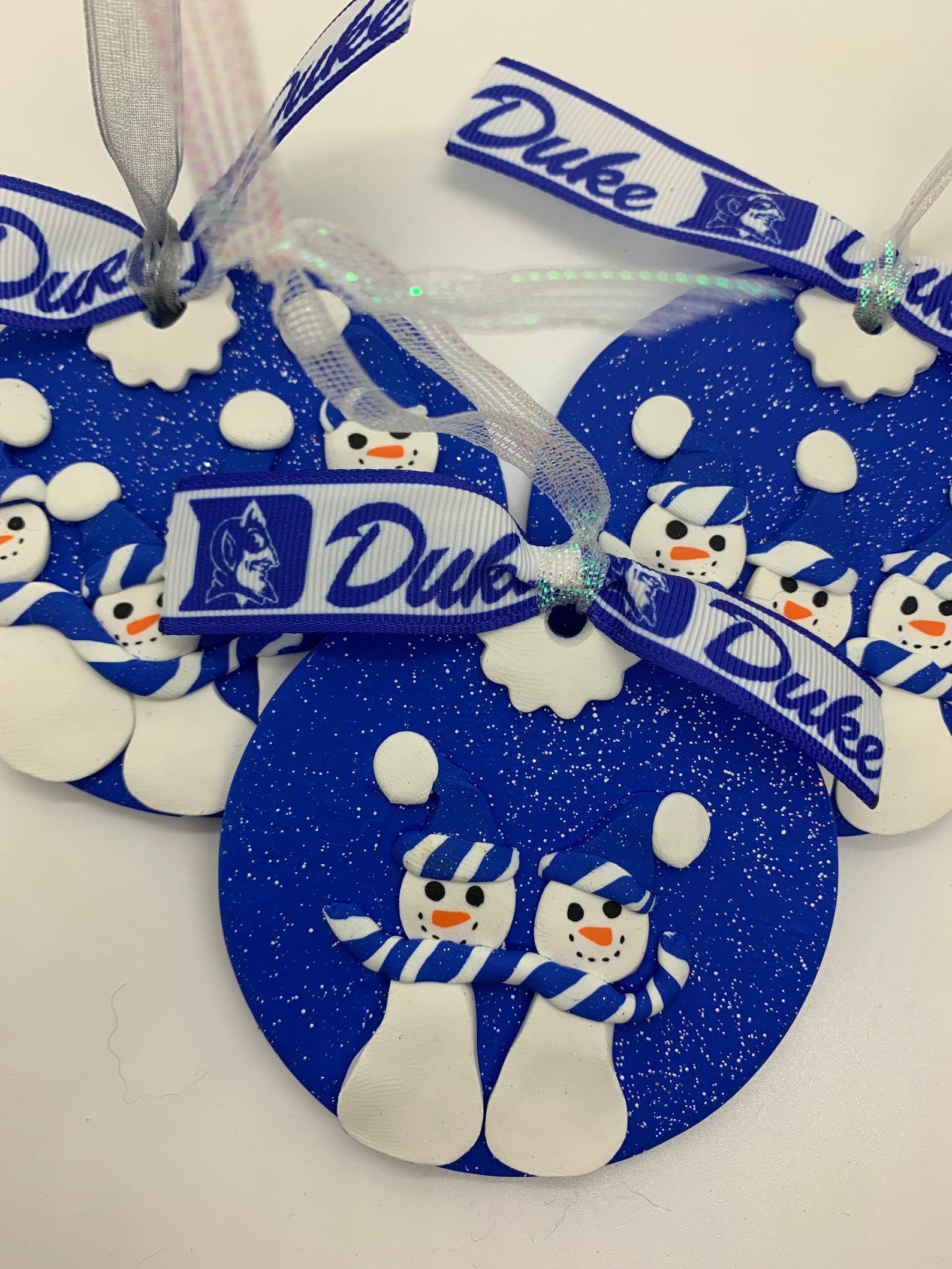 Duke University Blue Devils Personalized Christmas Ornament Etsy