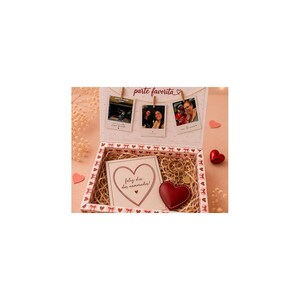 Arquivo DE Corte Caixa Retangular Dia Dos Namorados PDF - Valentine's Day Rectangular Box Cutting File PDF