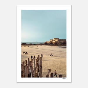 Las tranquilas orillas de Saint-Malo - Póster de papel mate premium