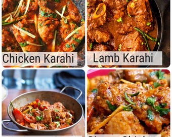 Instant Mixes 3 Course Meal Kit  - Indian Curry Kit Starters Mains And Dessert, Choose your Starter and Mains
