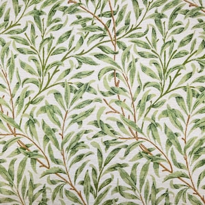 Willow Bough Sage Green William Morris Floral Tapestry Fabric Curtain Upholstery Cushion Throws Furniture Heavyweight 140cm wide