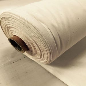 Hochwertiger Kaliko-Stoff 100% Baumwolle Calico Mittelgewicht 62 &quot;Rohbaumwollstoff