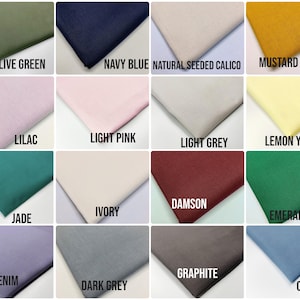 60&quot; Plain Craft Cotton Fabric Quilting Patchwork Dressmaking 100% Cotton Fabric