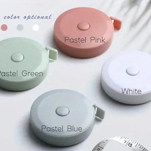 1,5 M Automatisches einziehbares Maßband Nähen Schneider Schneidern Maß Handy Nähen Band Patelfarben Macaron Tape Maß