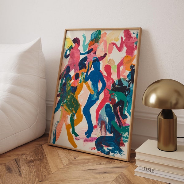 Colorful Wall Art Henri Matisse Abstract Dance Poster Modern Art Print