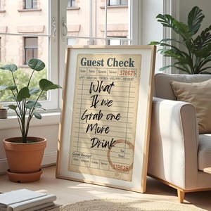 Gastgeschenk: Retro Bar Humor Poster