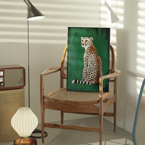 Gepardkonsttryck: Leopardposter, Lägenhetsdekor bild 7