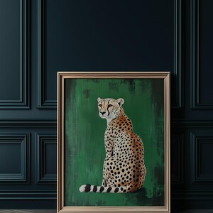 Gepardkonsttryck: Leopardposter, Lägenhetsdekor bild 2