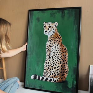 Gepardkonsttryck: Leopardposter, Lägenhetsdekor bild 9