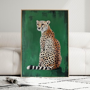 Gepardkonsttryck: Leopardposter, Lägenhetsdekor bild 8
