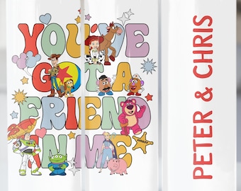Personalized Toy Story Tumbler: Stainless Steel Kids Cup