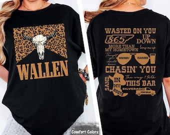 Morgan Wallen Tour Shirt 2026 Leopard Print Still The Problem Back Print Tee