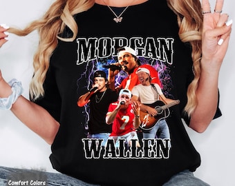 Morgan Wallen Concert Graphic Tee, Country Music Fan Apparel, Western Tour Outfit