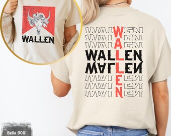 WALLEN Bull Skull Graphic Tee: Country Concert Shirt