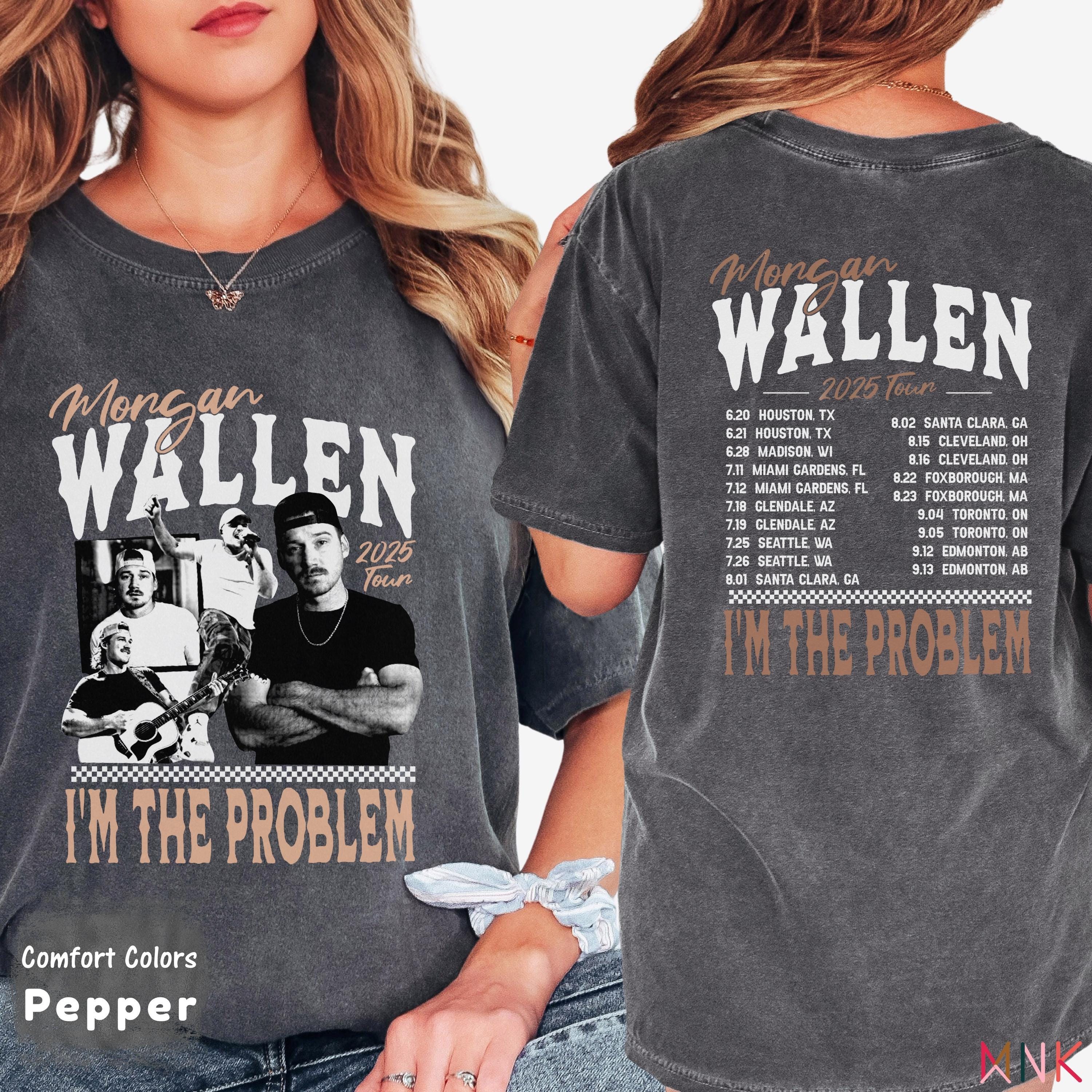 Morgan Wallen 2025 Tour Shirt: I'm The Problem Country Music Tee