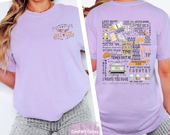 Wallen Bull Skull Tee: Country Music Lyrics, Comfort Colors Shirt