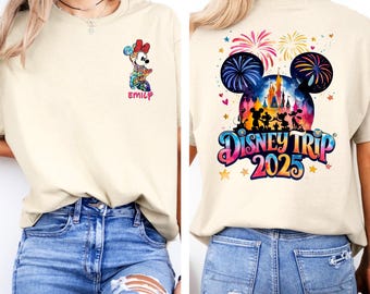 Personalized Disney Trip 2026 Shirt, Matching Family Vacation Tee