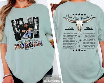 Morgan Wallen Tour Shirt 2026, Still the Problem Bull Skull, Country Concert Comfort Colors