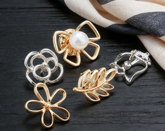 Decorative Brooch Pin, Anti Exposure Shirt Clip, Clothing Accessory