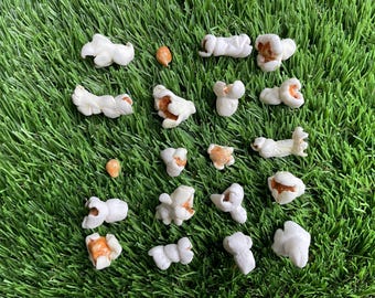 Porcelain ceramic popcorn (1 singular kernel)