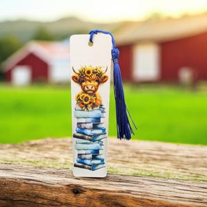 Highland Cow Bookmark