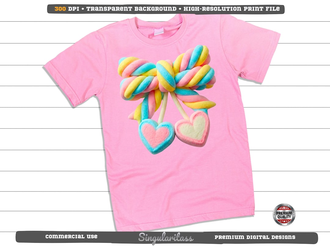 Gimme Gummy Candy Bows PNG Bundle