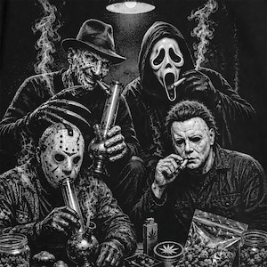 Slasher Teambuilding  Crew PNG, Horror Movie Halloween Shirt Design, Digital Download