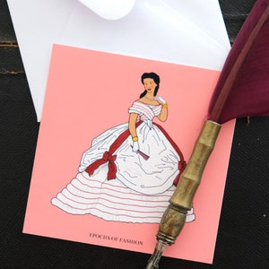 Ensemble de cartes de vœux victoriennes - 12 cartes de mode victoriennes avec enveloppes