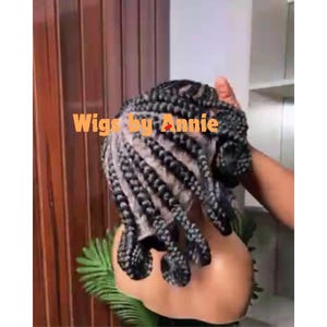 Braided wig for black women jumbo twists shoulder length twists Senegalese twists