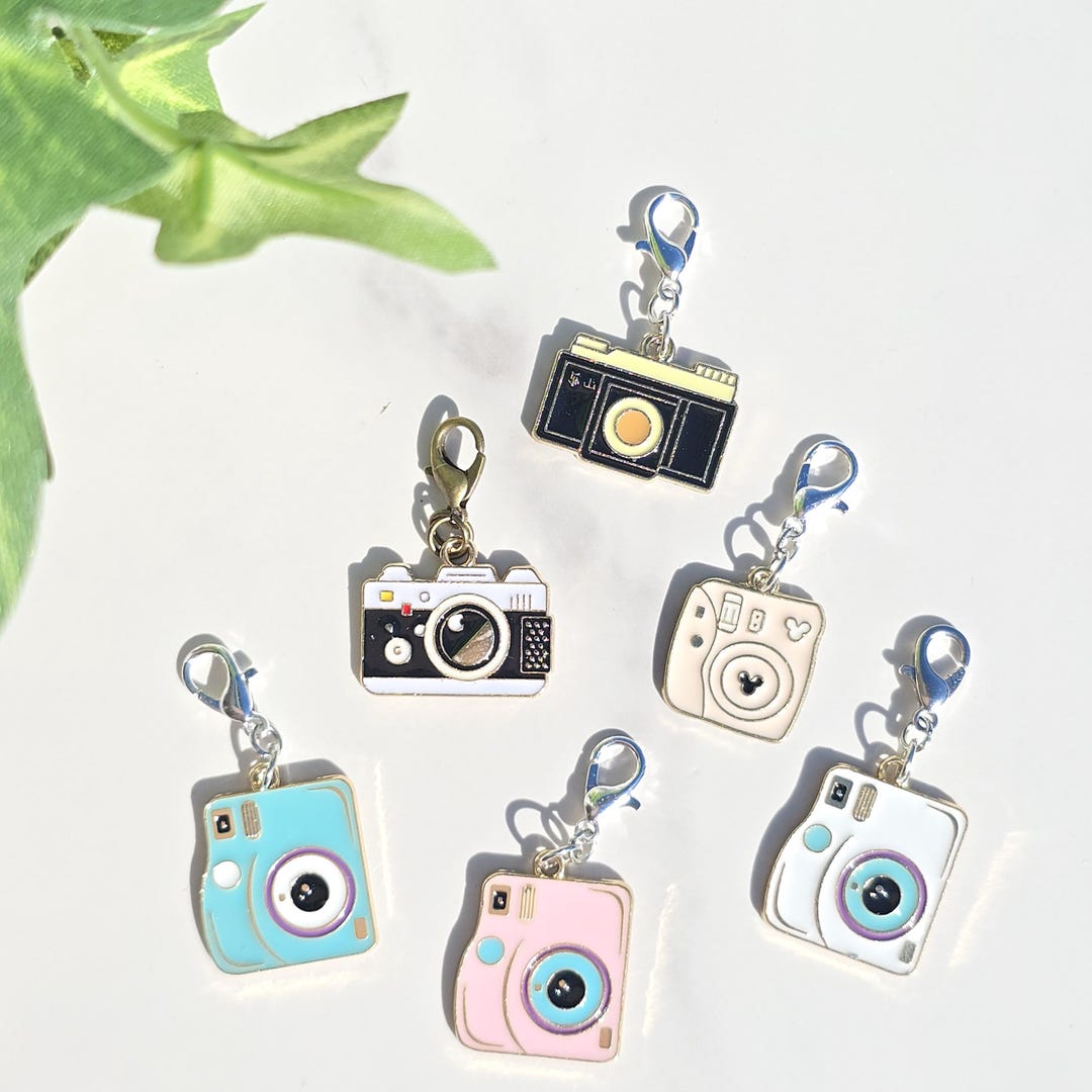 Cute Camera Charms -traveler's Journal/ Notebook / Charm Purse Charm ...