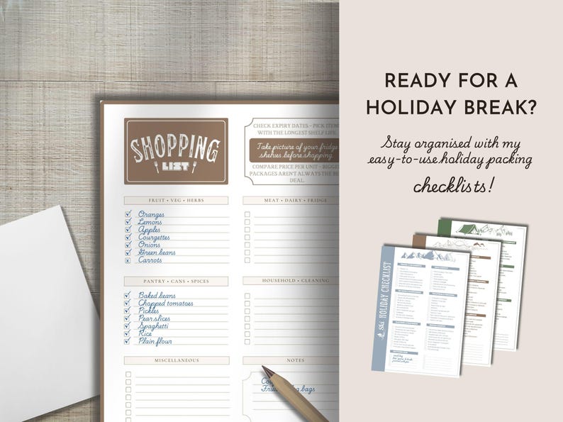 Printable Weekly Meal Planner: Vintage Family Food Planning (PDF) - Etsy
