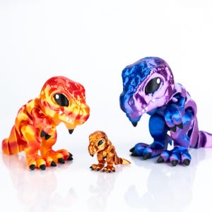 Niedliches Baby T-Rex - Gelenk-Fidget-Spielzeug - 3D Gedruckt Flexi