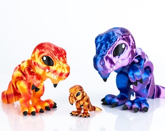 Articulated T-Rex Fidget Toy – 3D Printed Dinosaur