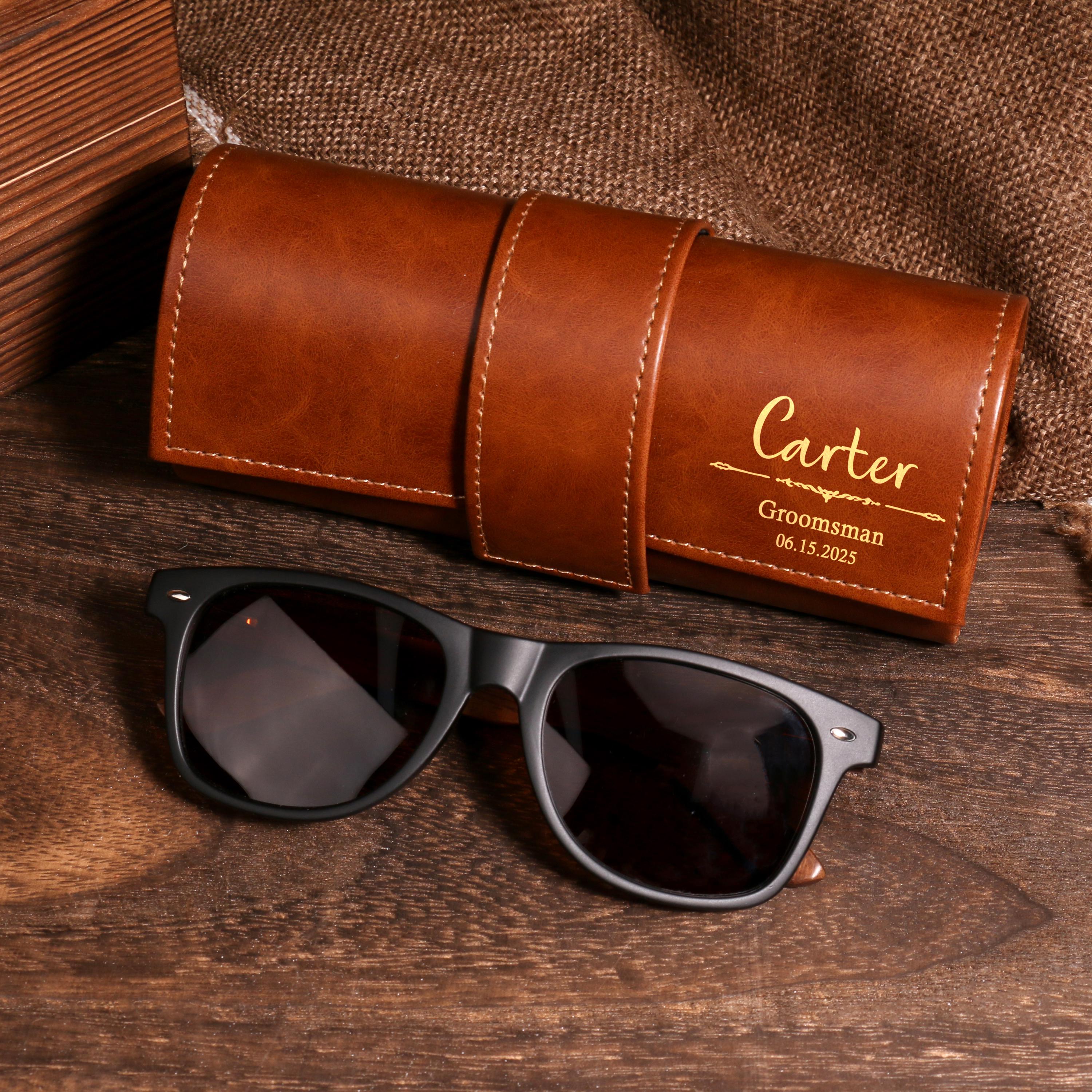 Personalisierte Bambus Sonnenbrille mit individueller Gravur, Groomsmen  Hochzeitsgeschenk - Etsy.de