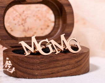 Custom Groomsmen Gifts,Groomsmen Proposal,Personalized Groomsmen Cufflinks,Initial Cuff Links,Name Cufflinks,Wedding Cufflinks,Best Man Gift