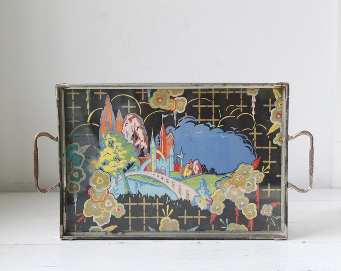 Vintage Art Deco Tray. 1920s Serving / Drinks / Dresser. Etsy