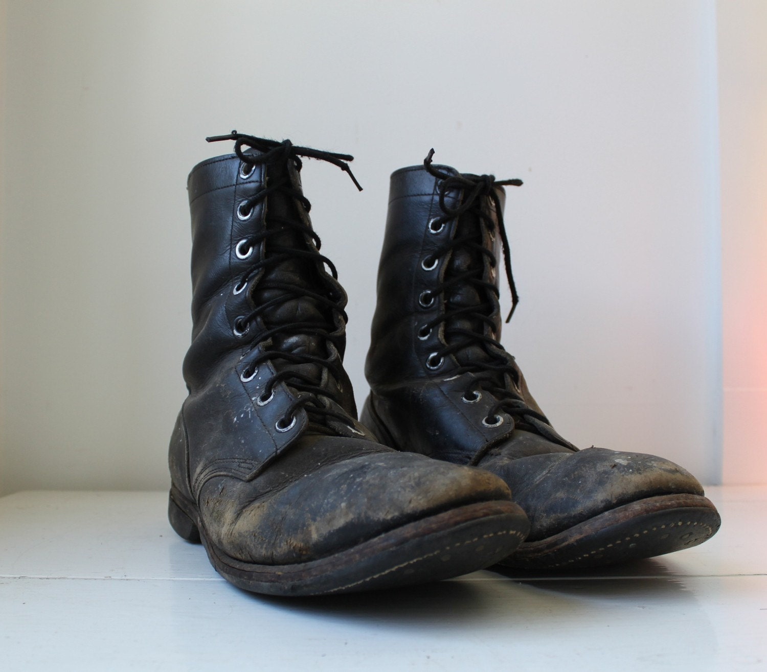Vintage 1960s military combat boots size 13 Etsy
