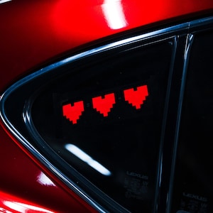 Pixel Hearts Glow/LED Panel