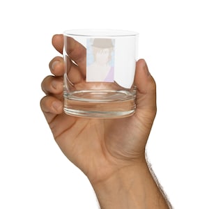Hermes Greek Messenger God Rocks glass
