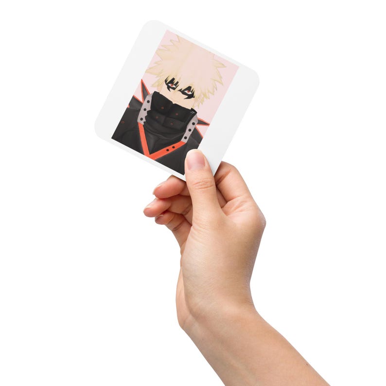 MHA Hero Bakugo Cork-back Coaster - Etsy