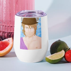 Hermes Greek Messenger God Wine tumbler