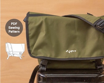 Messenger Bag PDF Pattern | Mondo Muse Sewing Tutorial | Crossbody Bag Digital Download | Beginner Friendly