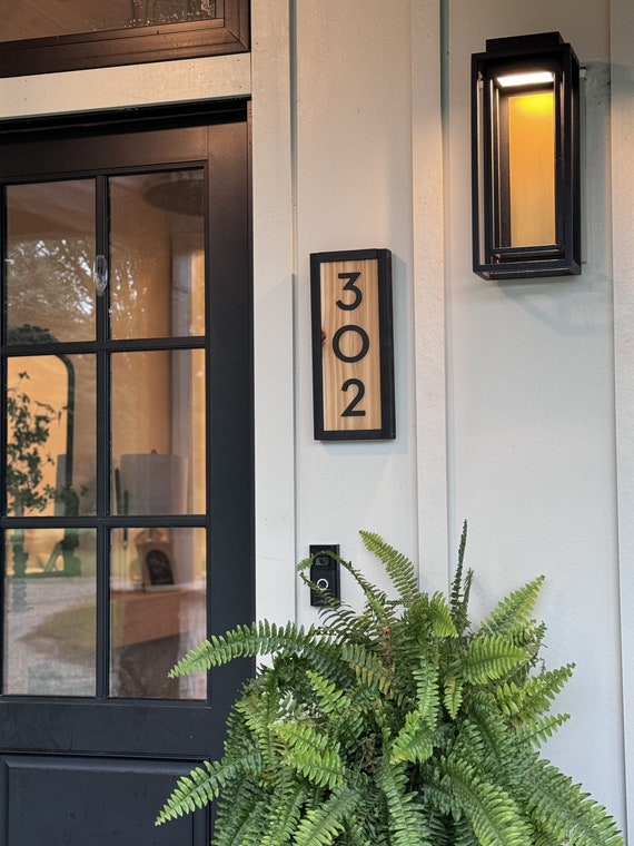 Custom Address Sign, Cedar Address Sign, House Number Address Sign, Address Number Sign