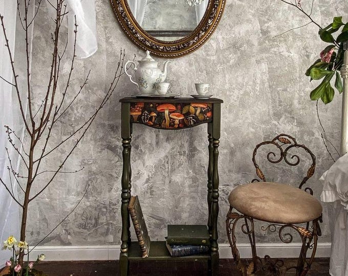 Handcrafted Table Woodland theme