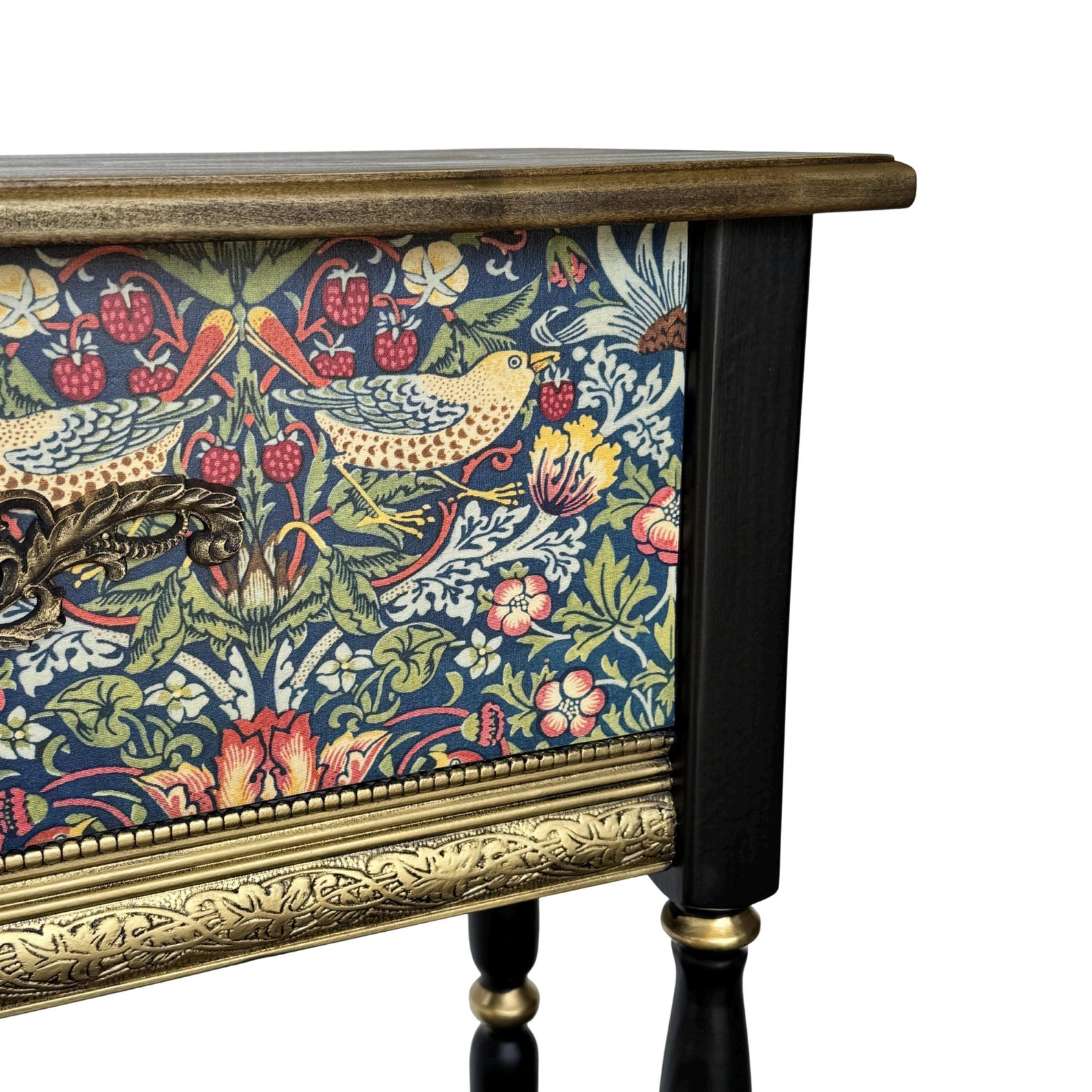 Handcrafted William Morris Console Table – English Cottage Entryway - Etsy