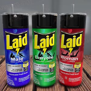 Laid Spray 20oz Tumbler Wrap, Funny Curse Word Spray Tumbler PNG, Gag Pills PNG, Funny Design 20oz Tumbler design, Skinny Tumbler Wrap, 20oz