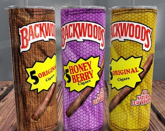 Backwoods Tumbler Wrap: 20oz Sublimation Design (PNG)